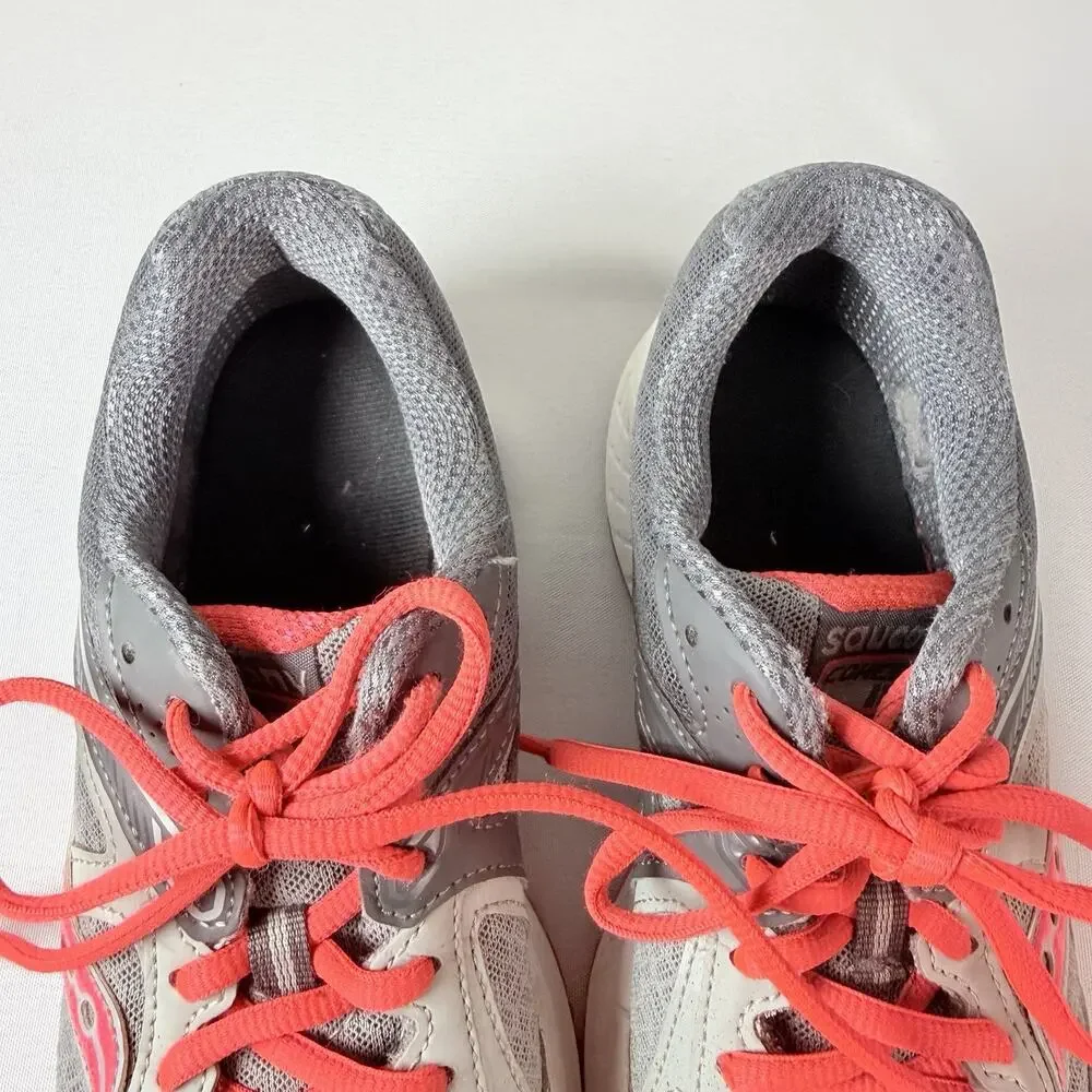 Women’s Saucony Gray-Pink Cohesion 10 Running Shoes Sneakers Size 7